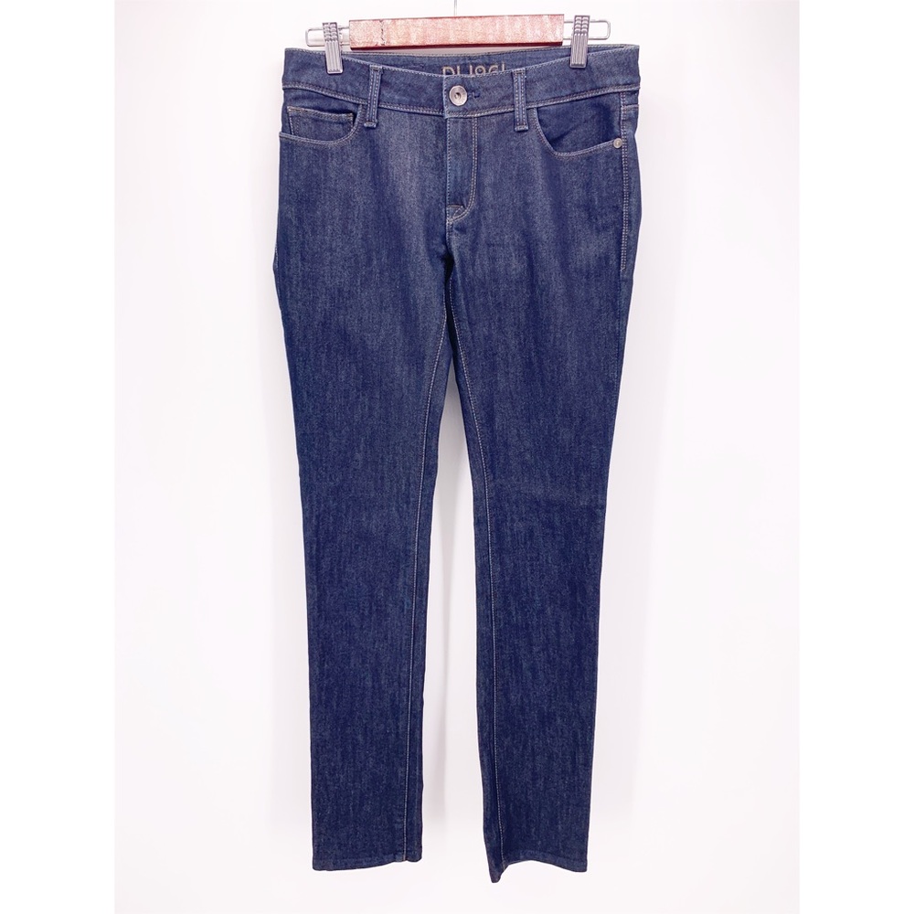DL1961 Dark Wash Blue Jessica Skinny Low Rise Jeans E13